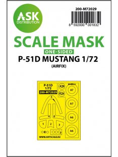   Art Scale - 1/72 P-51D Mustang one-sided painting mask for Airfix