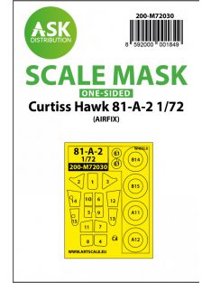   Art Scale - 1/72 Curtiss Hawk 81-A-2 one-sided painting mask for Airfix