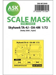   Art Scale - 1/72 Skyhawk TA-4J - OA-4M one-sided painting mask for Hobby2000/Fujimi