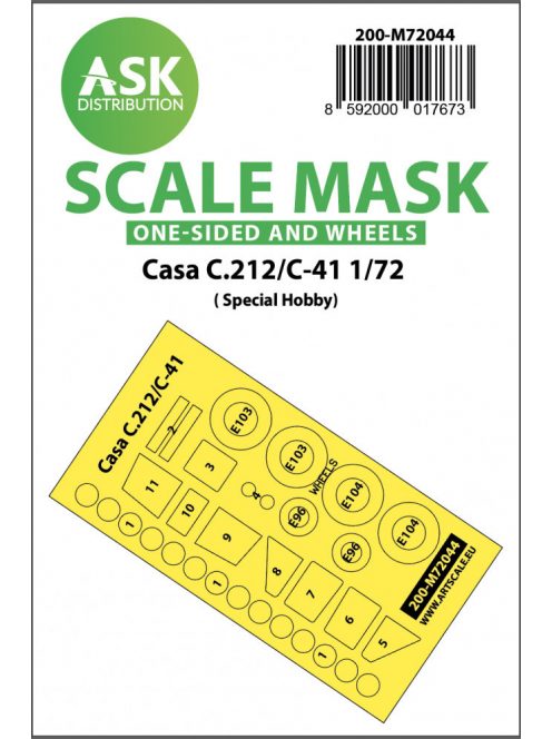 Art Scale - 1/72 Casa C.212/C-41 one-sided painting mask for Special Hobby