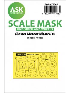   Art Scale - 1/72 Gloster Meteor Mk.8/9/10 one-sided painting mask for Special Hobby