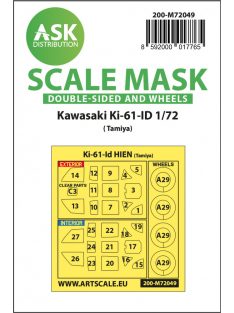   Art Scale - 1/72 Kawasaki Ki-61-ID double-sided painting express mask for Tamiya