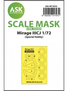   Art Scale - 1/72 Mirage IIICJ one-sided painting express mask for Special Hobby