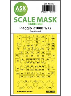   Art Scale - 1/72 Piaggio P.108B one-sided painting express mask for Special Hobby