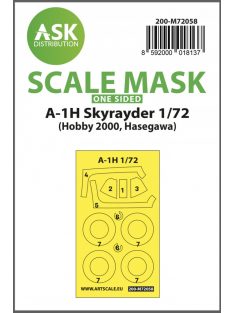   Art Scale - 1/72 A-1H Skyrayder one-sided painting express mask for Hobby2000 / Hasegawa