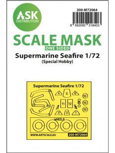   Art Scale - 1/72 Spitfire Mk.21, Mk.22, Mk.24 / Seafire Mk.45, MK.46, Mk.47 one-sided mask for Special Hobby