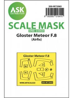   Art Scale - 1/72 Gloster Meteor F.8 one-sided express mask for Airfix