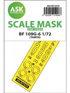   Art Scale - 1/72 Bf 109G-6 one-sided express fit mask for Tamiya