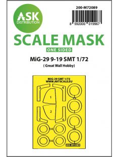   Art Scale - 1/72 MiG-29 9-19 SMT one-sided express fit mask for GWH