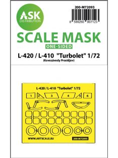   Art Scale - 1/72 L-410 / L-420 Turbolet one-sided express fit mask for KP Models