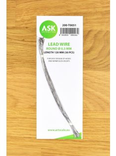 Art Scale - Lead Wire - Round Ø 0,3 mm x 120 mm (30 pcs)