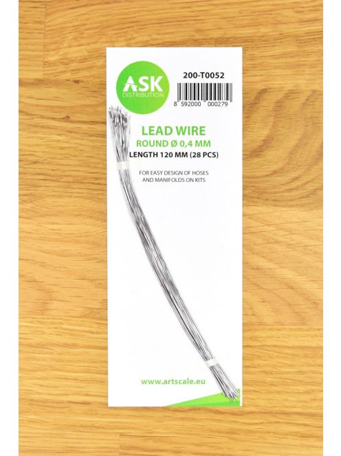 Art Scale - Lead Wire - Round Ø 0,4 mm x 120 mm (28 pcs)