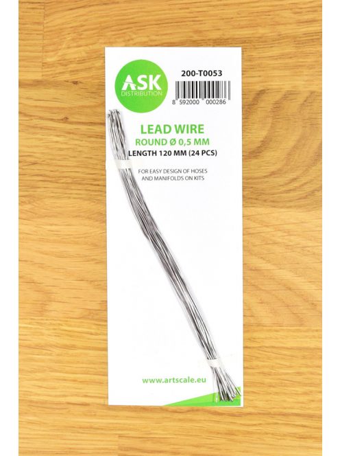 Art Scale - Lead Wire - Round Ø 0,5 mm x 120 mm (24 pcs)