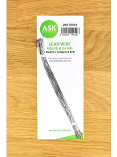 Art Scale - Lead Wire - Round Ø 0,6 mm x 120 mm (20 pcs)