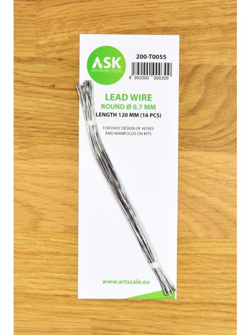 Art Scale - Lead Wire - Round Ø 0,7 mm x 120 mm (16 pcs)