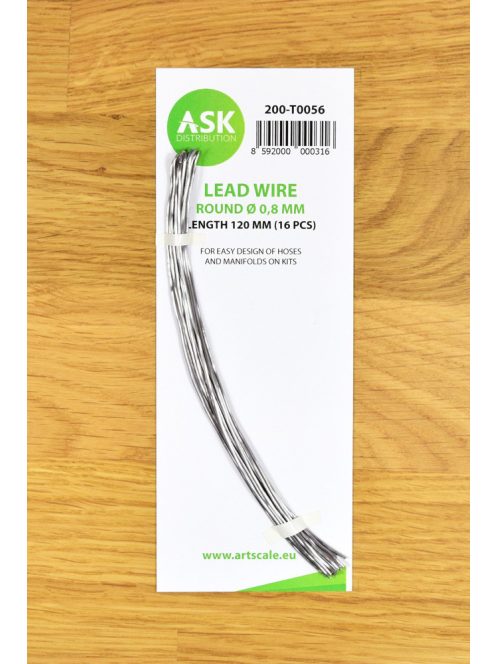 Art Scale - Lead Wire - Round Ø 0,8 mm x 120 mm (16 pcs)