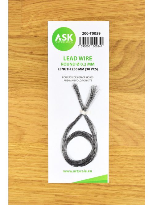 Art Scale - Lead Wire - Round Ø 0,2 mm x 250 mm (30 pcs)