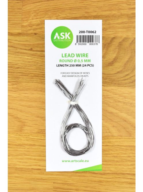 Art Scale - Lead Wire - Round Ø 0,5 mm x 250 mm (24 pcs)