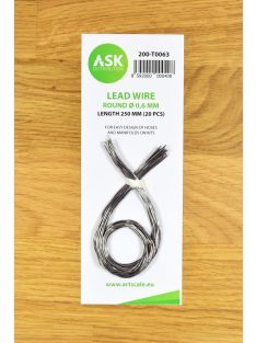 Art Scale - Lead Wire - Round Ø 0,6 mm x 250 mm (20 pcs)