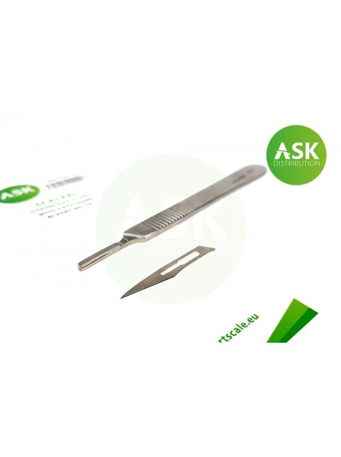 Art Scale - Scalpel stainless steel with 3pcs spare blades no.11