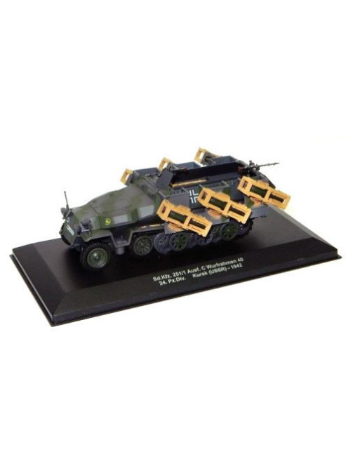 Atlas - 1:43 Sd.Kfz. 251/1 Ausf. C With Wurfrahmen 40 24. Pz.Div. Kursk (Wwii Collection By Eaglemoss)