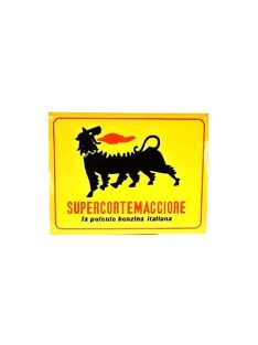   Atlas - Metal Plate Supercortemaggiore Cm. 34 X 26 X 0.2 H The Powerful Italian Petrol