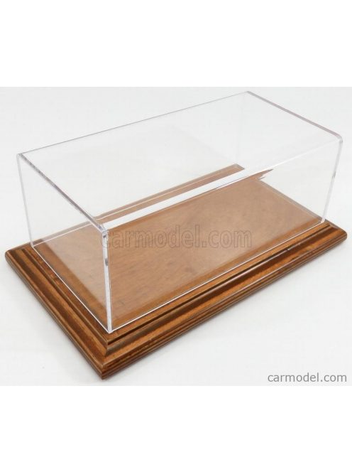 Atlantic - Vetrina Display Box Molsheim Base In Legno - Wood Mahonagy Base - Lungh.Lenght Cm 23 X Largh.Width Cm 12 X Alt.Height Cm 8.5 (Altezza Interna 8.0 Cm ) Plastic Display