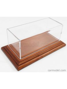   Atlantic - Vetrina Display Box Aichi Base In Legno - Wood Cherry Base - Lungh.Lenght Cm 17 X Largh.Width Cm 8 X Alt.Height Cm 7 (Altezza Interna 6.2 Cm ) Plastic Display