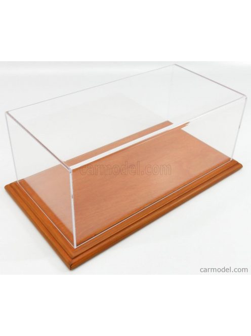 Atlantic - Vetrina Display Box Aichi Base In Legno - Wood Cherry Base - Lungh.Lenght Cm 32.5 X Largh.Width Cm 16.5 X Alt.Height Cm 12.5 (Altezza Interna 12 Cm ) Plastic Display