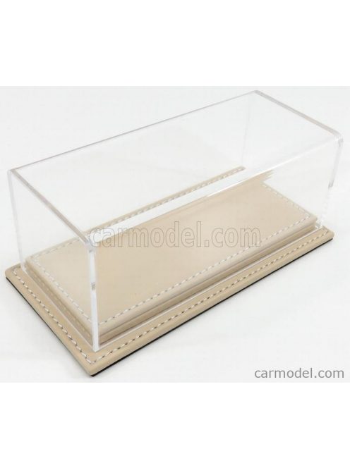 Atlantic - Vetrina Display Box Molhouse Base In Pelle - Leather Base Beige - Lungh.Lenght Cm 17 X Largh.Width Cm 8 X Alt.Height Cm 7 (Altezza Interna 5.2 Cm ) Plastic Display