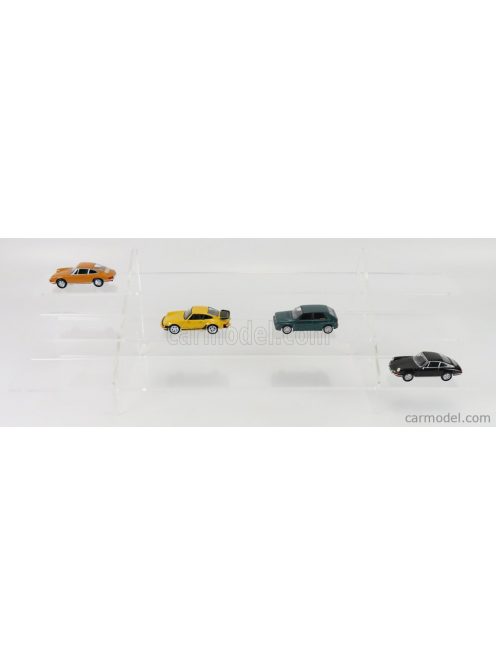 Atlantic - Vetrina Display Box Espositore - For 20 Cars 1/43 Lungh.Lenght Cm 63.0 X Largh.Width Cm 21.0 X Alt.Height Cm 17.5 (Altezza Utile Tra I Ripiani Cm Inner Height Among Shelves) Plastic Display