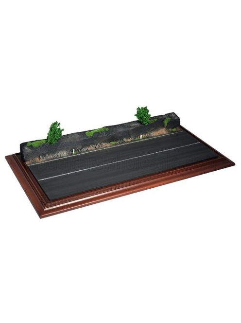 Atlantic - VETRINA DISPLAY BOX DIORAMA BASE STRADA Lungh.LENGHT cm 57.0 X Largh.WIDTH cm 30.0 X Alt.HEIGHT cm 2.5 - FOREST ROAD BASE - CARS NOT INCLUDED - COVER Lungh.LENGHT cm 52.0 X Largh.WIDTH cm 25.0 X Alt.HEIGHT cm 16.5 VARIOUS