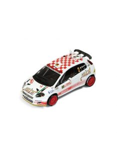   Atlas - 1:43 2009 Abarth Grande Punto S2000 #2 G. Basso/M. Dotta Rally Monte Carlo, White/Red