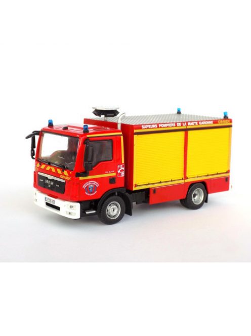 Atlas - 1:43 Man Tgl 8.220 Firetruck France, 2014, Red