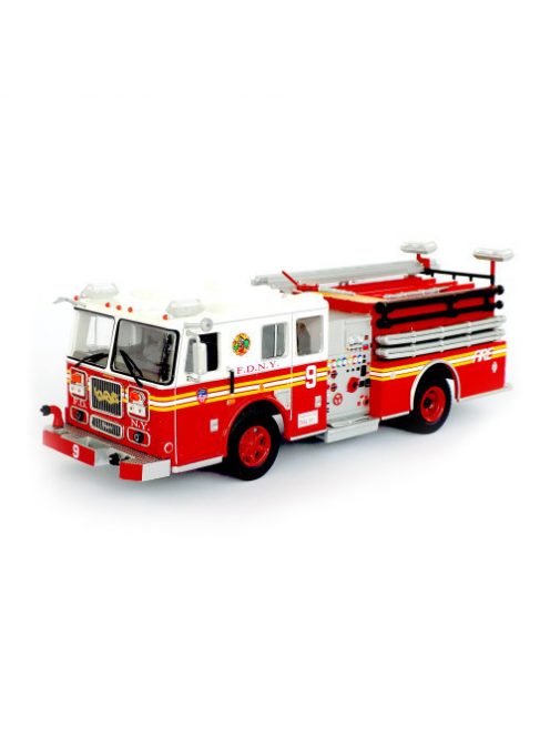 Atlas - 1:43 Seagrave 2003, New York Fire Department, Firetruck Usa, Red