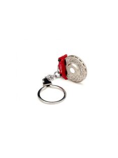   Autoart - Racing Brake Disc Keychain Omegaring (Red Caliper/White Autoart Logo)