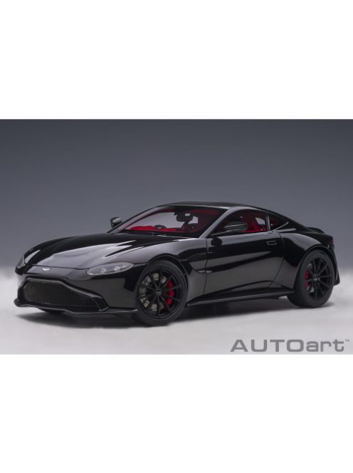 Autoart - 1:18 Aston Martin Vantage 2019 (Jet Black) (Composite Model/Full Openings)