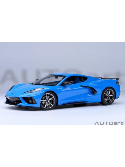 Autoart - 1:18 Chevrolet Corvette C8 Stingray Z51 (rapid blue) 2020 (composite model/full openings, 4 openings)