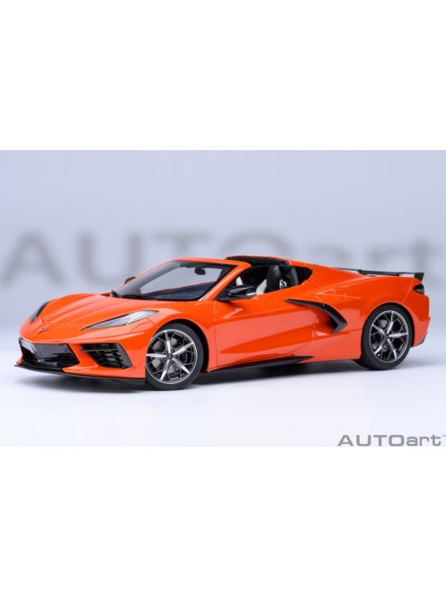 Autoart - 1:18 Chevrolet Corvette C8 Stingray Z51 (sebring orange) 2020 (composite model/full openings, 4 openings) – AUTOart