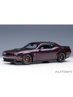   Autoart - 1:18 Dodge Challenger R/T SCAT PACK SHAKER WIDEBODY 2022 (hellraisin) (composite model/full openings) – Autoart