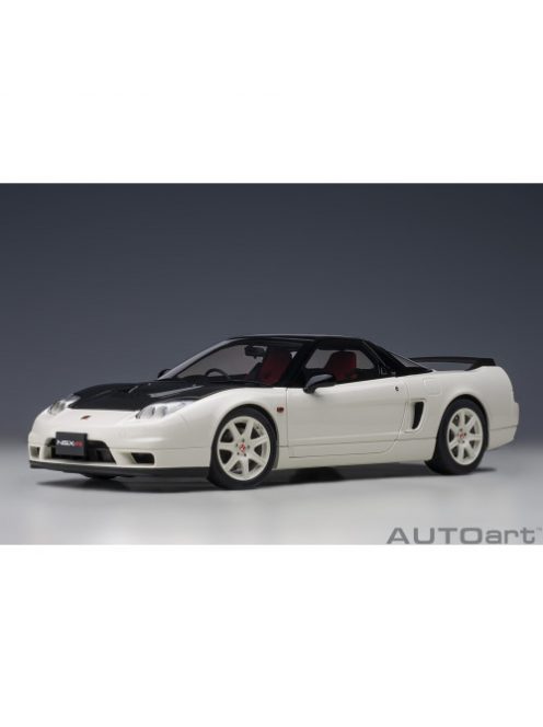 Autoart - 1:18 Honda Nsx-R (Na2) 2019 (Championship White/Black Carbon Fiber Version)(Composite Model/2 Doors And Front/Rear Bonnets Openings)