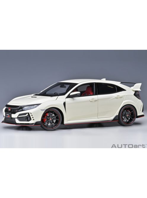 Autoart - Honda Civic Type R (Fk 8) (Championship White) 2021 (Composite Model/Full Openings) Autoart