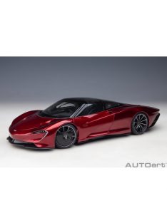   Autoart - 1:18 Mclaren Speedtail (Volcano Red) 2020 (Composite Model/ 2 Door Openings, Total 4 Openings)