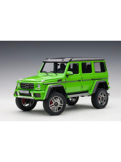 Autoart - 1:18 Mercedes-Benz G 500 4x4-2 2016 (alien green)(composite model/full openings) Color: sunsetbeam – AUTOART