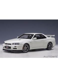   Autoart - 1:18 Nissan Skyline Gt-R (R34) 2001 V-Spec Ii (White Pearl) (Composite Model/Full Openings)