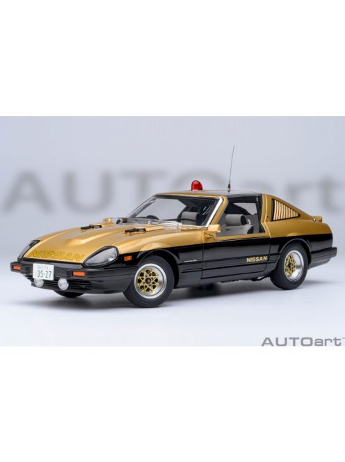 Autoart - 1:18 Nissan Fairlady Z (S130) Seibu-Keisatsu Super Z Gold/Black (composite model, total  6 openings; doors are each two parts) - AUTOart