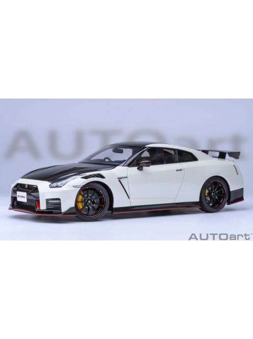Autoart - 1:18 Nissan GT-R (R35) NISMO 2022  SPECIAL EDITION (brilliant white pearl) (composite model/two doors openings, total 4 opening) – AUTOART