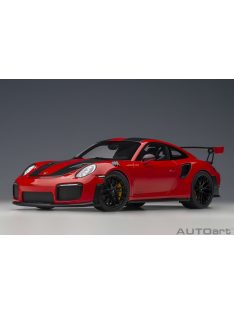   Autoart - Porsche 911 (991.2) Gt2Rs 2017 Weissach Package (Guards Red) (Composite Model/Full Openings) With Weissach Package, Magnesium Alloy Wheels Satin Black Autoart