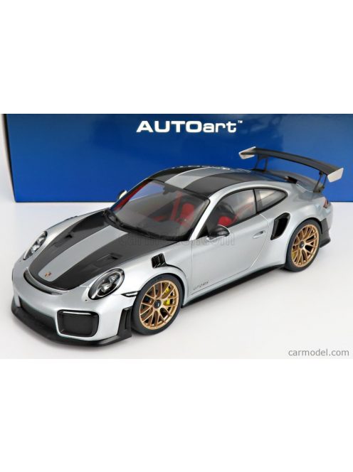 Autoart - Porsche 911 991-2 Gt2 Rs Weissach Package 2019 Silver