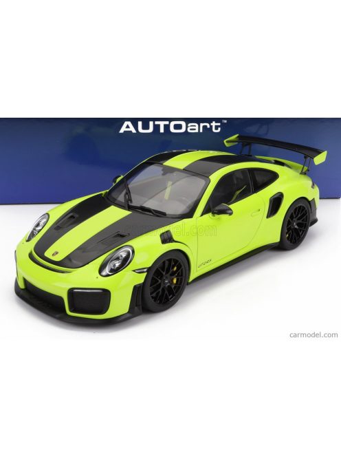 Autoart - Porsche 911 991-2 Gt2 Rs Weissach Package 2019 Acid Green